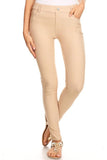 Cotton-Blend 5-Pocket Skinny Jeggings