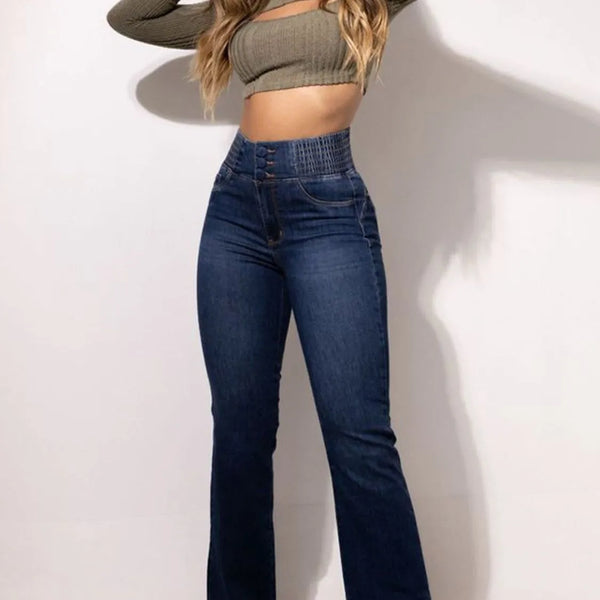 High Rise Bootcut Jeans