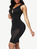 Fajas Body Shaper Lace Open Crotch Flatten Tummy