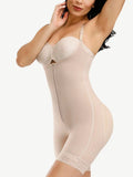 Faja 3 Layers of Abdomen Adjustable Strap Postsurgical Full Body Shaper
