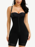Faja 3 Layers of Abdomen Adjustable Strap Postsurgical Full Body Shaper