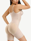 Faja 3 Layers of Abdomen Adjustable Strap Postsurgical Full Body Shaper