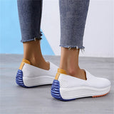 Women Casual Solid Color Breathable Sneakers