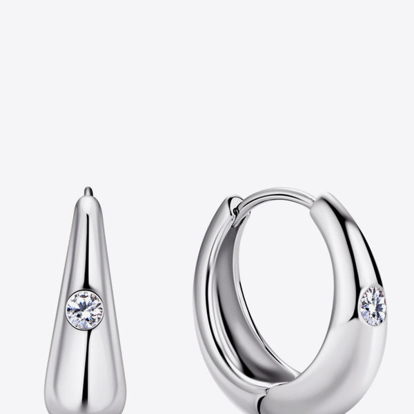 Moissanite 925 Sterling Silver Earrings