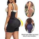 Faja Body Shaper With Detachable Straps Side Zip