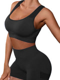 Scoop Neck Tank and Shorts Active Set