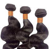 Jet Black Body Wave Human Hair Bundle Deal