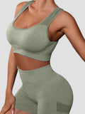 Scoop Neck Tank and Shorts Active Set