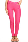 Cotton-Blend 5-Pocket Skinny Jeggings