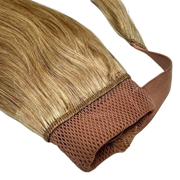 Honey Blonde Ponytail Extension – 20" 100% Human Hair