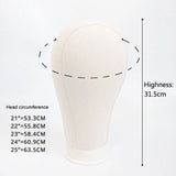 Canvas Wig Head with Table Clamp Stand