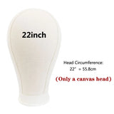 Canvas Wig Head with Table Clamp Stand