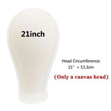 Canvas Wig Head with Table Clamp Stand