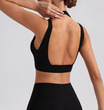 V-Waist Flare Pants Two-Piece Set