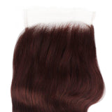 Burgundy Body Wave 5x5 HD Lace Closure