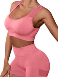 Scoop Neck Tank and Shorts Active Set