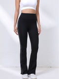 Side-Stripe Flare Leggings