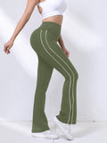 Side-Stripe Flare Leggings