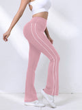 Side-Stripe Flare Leggings
