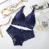 Floral Lace Bra & Panty Set