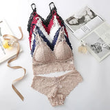 Floral Lace Bra & Panty Set