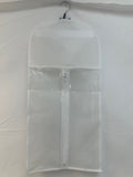 Hair Extension & Wig Carrier Bag with Hanger - White