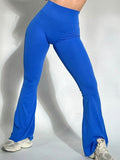Scrunch-Back Flare Leggings