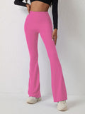 Scrunch-Back Flare Leggings