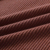 V-Neck Waffle Knit Henley Top