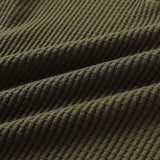 V-Neck Waffle Knit Henley Top
