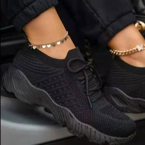 Women Fashion Solid Color Sneakers