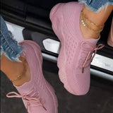 Women Fashion Solid Color Sneakers