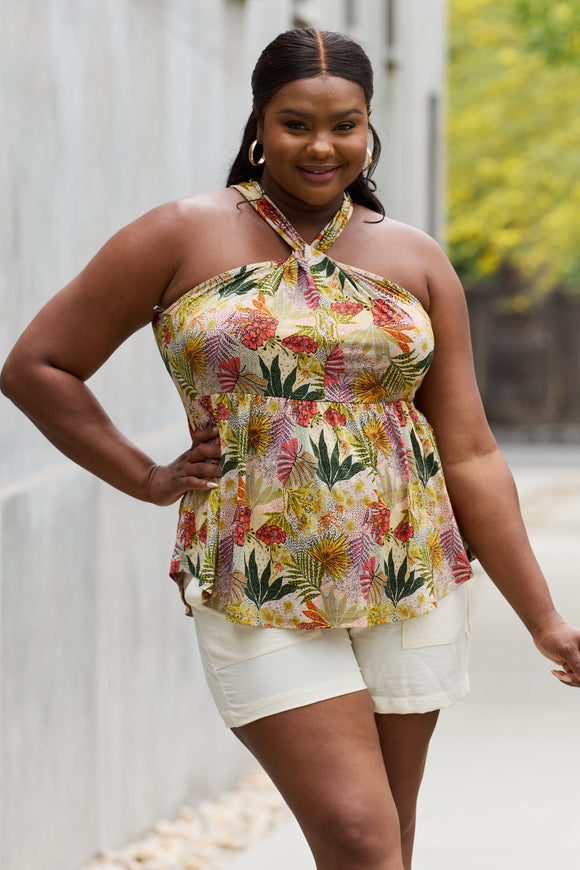 Floral Halter Top